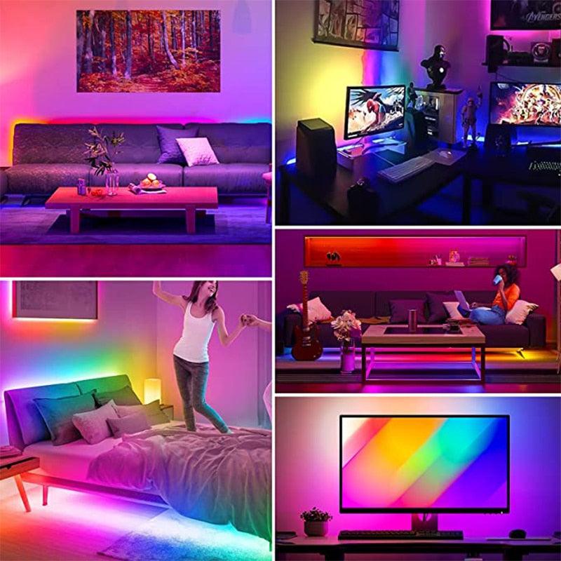 Fita de Led com Controle Remoto 1M-20M RGB Bluetooth - My Store