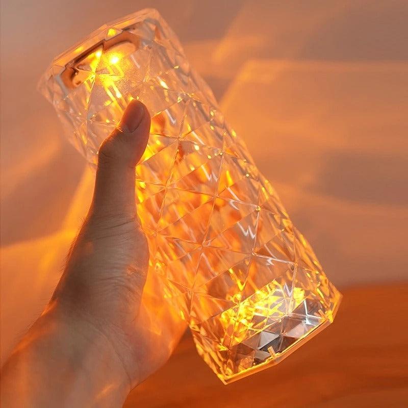 Luminária de Cristal em LED 16 Cores Projetor - My Store