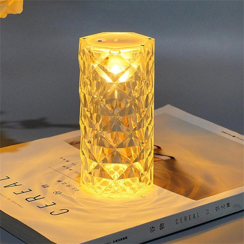 Luminária de Cristal em LED 16 Cores Projetor - My Store